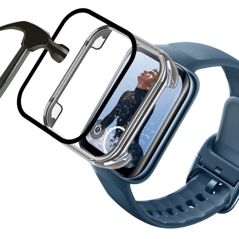 Hard Edge Full Screen Glass Pr - Smartwatch Oppo Watch avis et prix