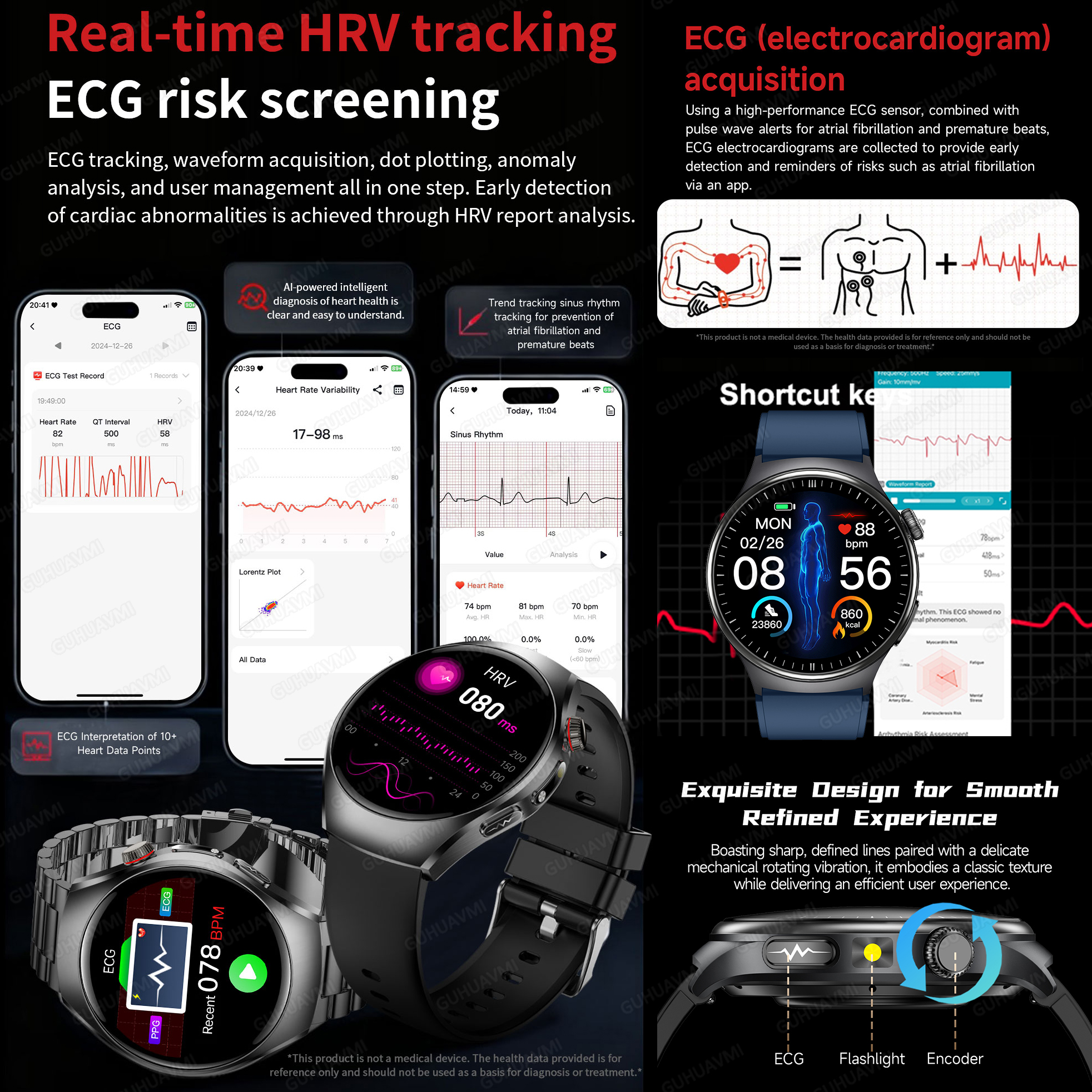 2026 New Accurate Diagnosis Sm - Smartwatch Health Watches For Men avis et prix