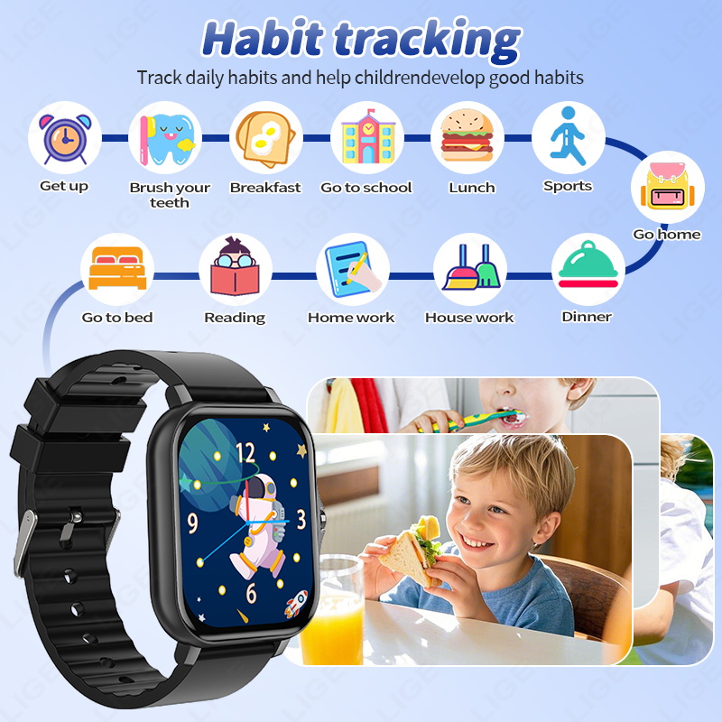 LIGE 2025 Audiobook Children S - Smartwatch Digital Watches For Boys avis et prix