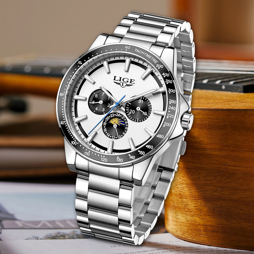 LIGE Business Men Watches Lumi - Smartwatch Watches Brands For Men avis et prix