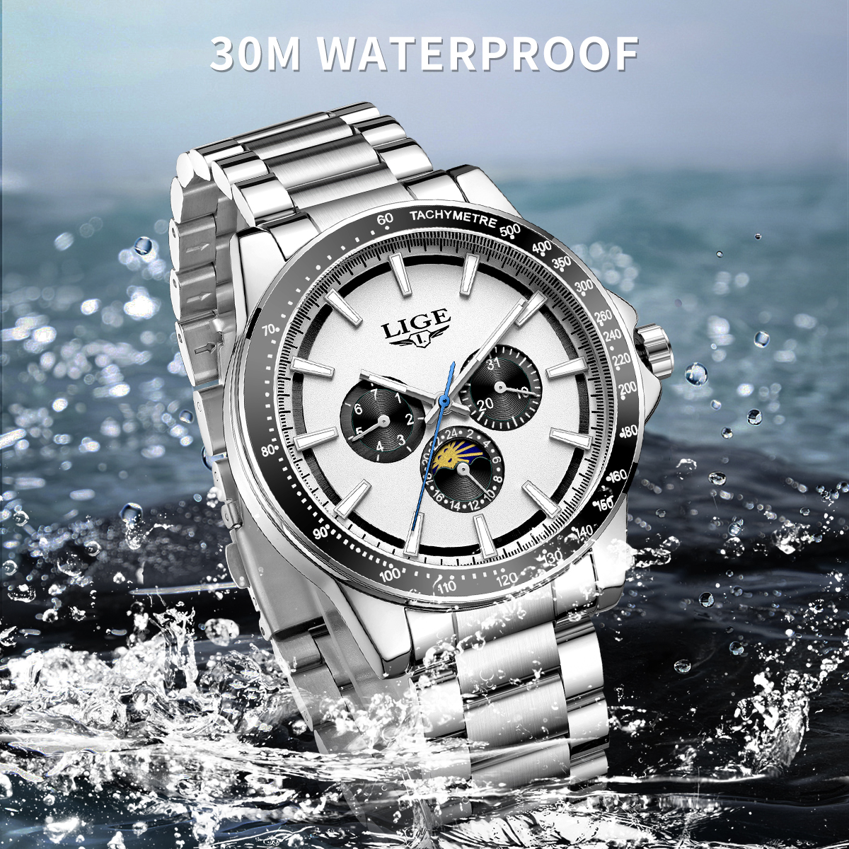 LIGE Business Men Watches Lumi - Smartwatch Watches Brands For Men avis et prix