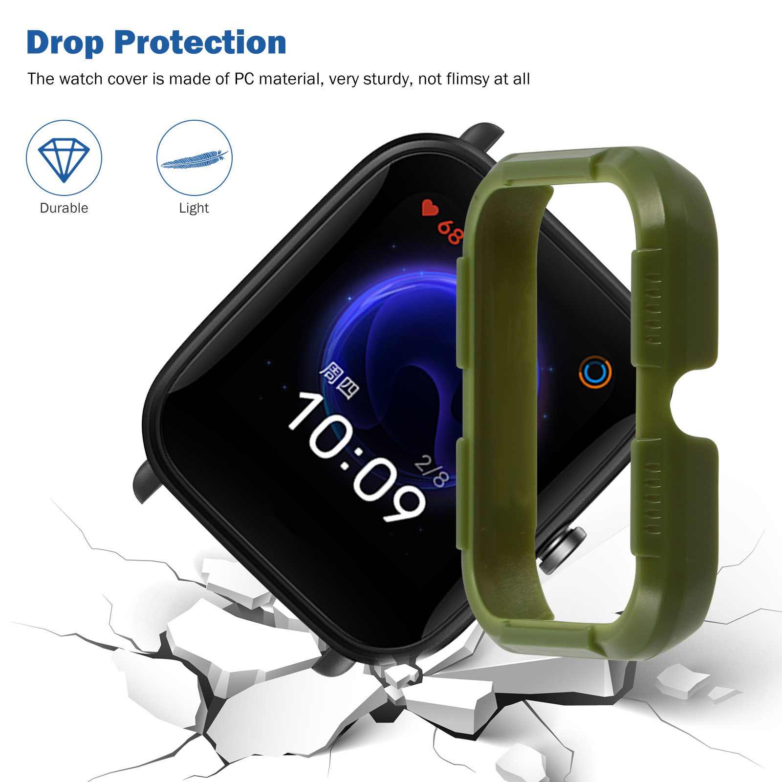 1Pcs Smart Watch Protective Ca - Watch Smartwatch avis et prix