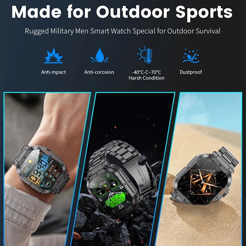 LIGE Outdoor Sports Fitness Sm - Smartwatch Watches For Men Digital avis et prix