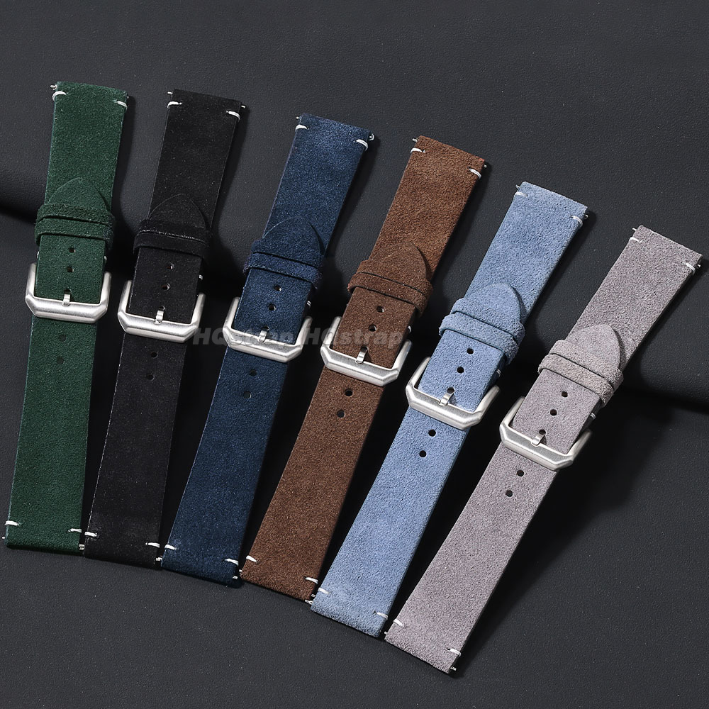 20mm 22mm Soft Suede Leather W - Smartwatch Vintage Watches For Women avis et prix