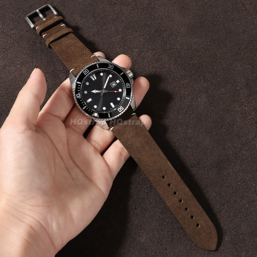 20mm 22mm Soft Suede Leather W - Smartwatch Vintage Watches For Women avis et prix