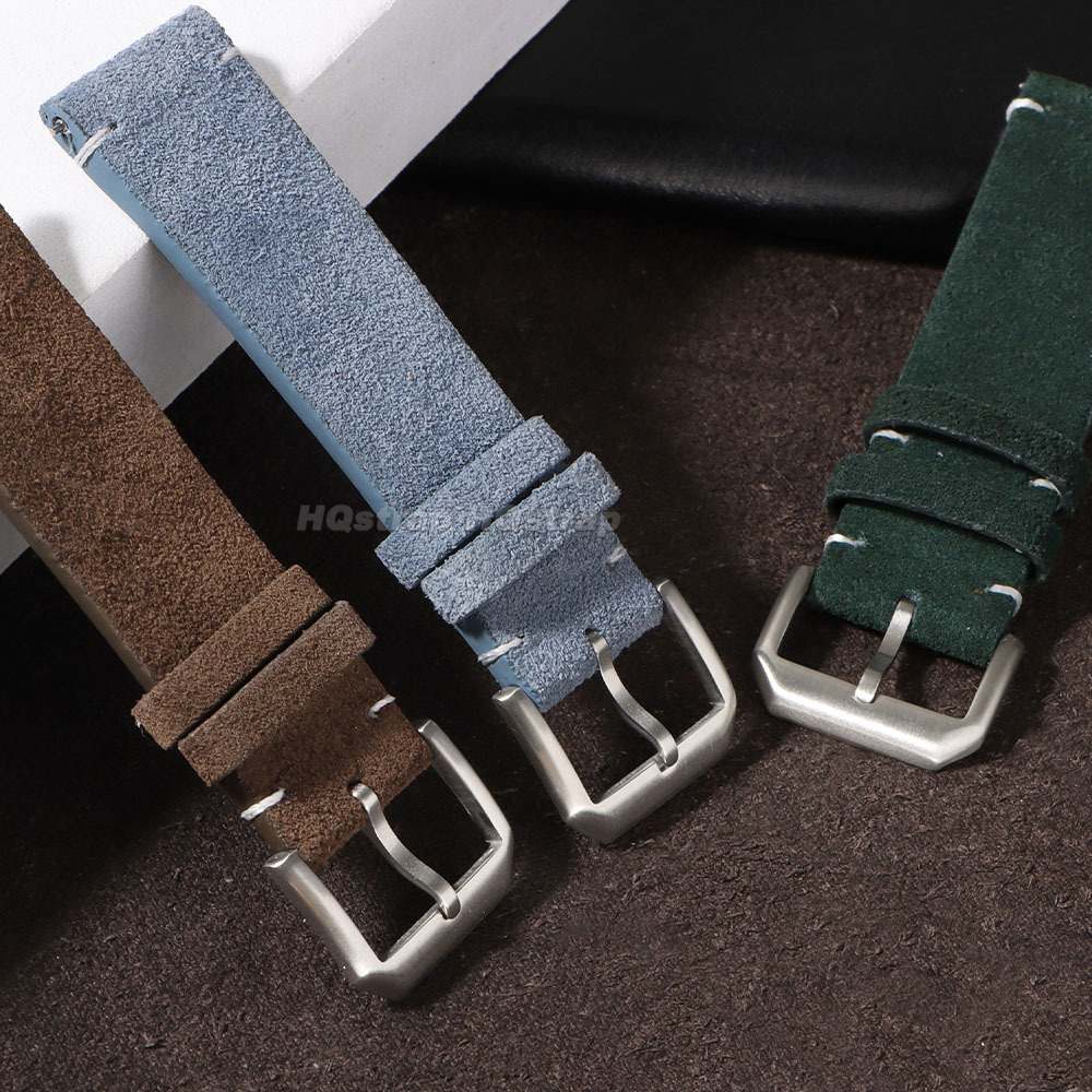 20mm 22mm Soft Suede Leather W - Smartwatch Vintage Watches For Women avis et prix
