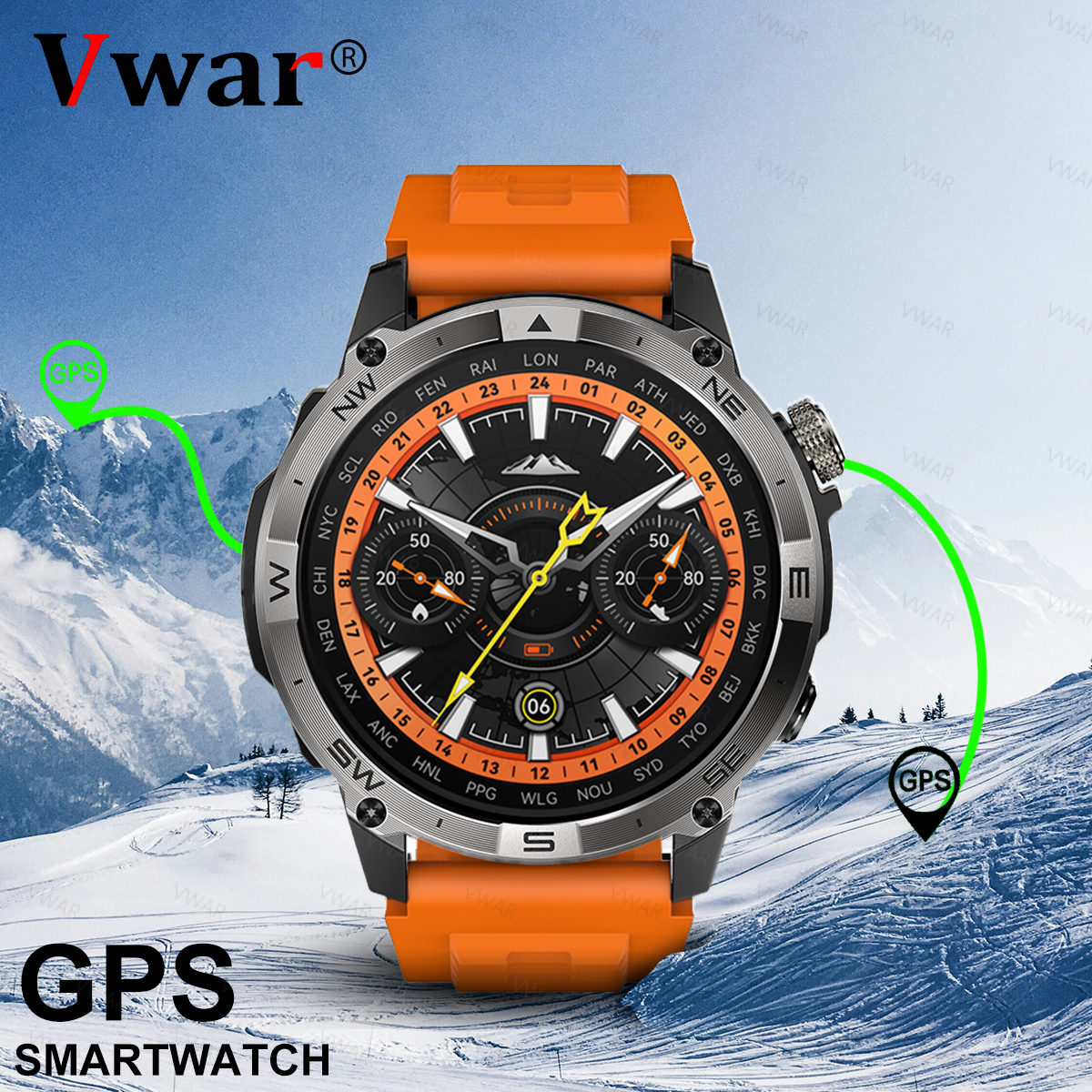 VWAR GPS Smart Watch 1.43” HD  - Watch Vs Amazfit avis et prix