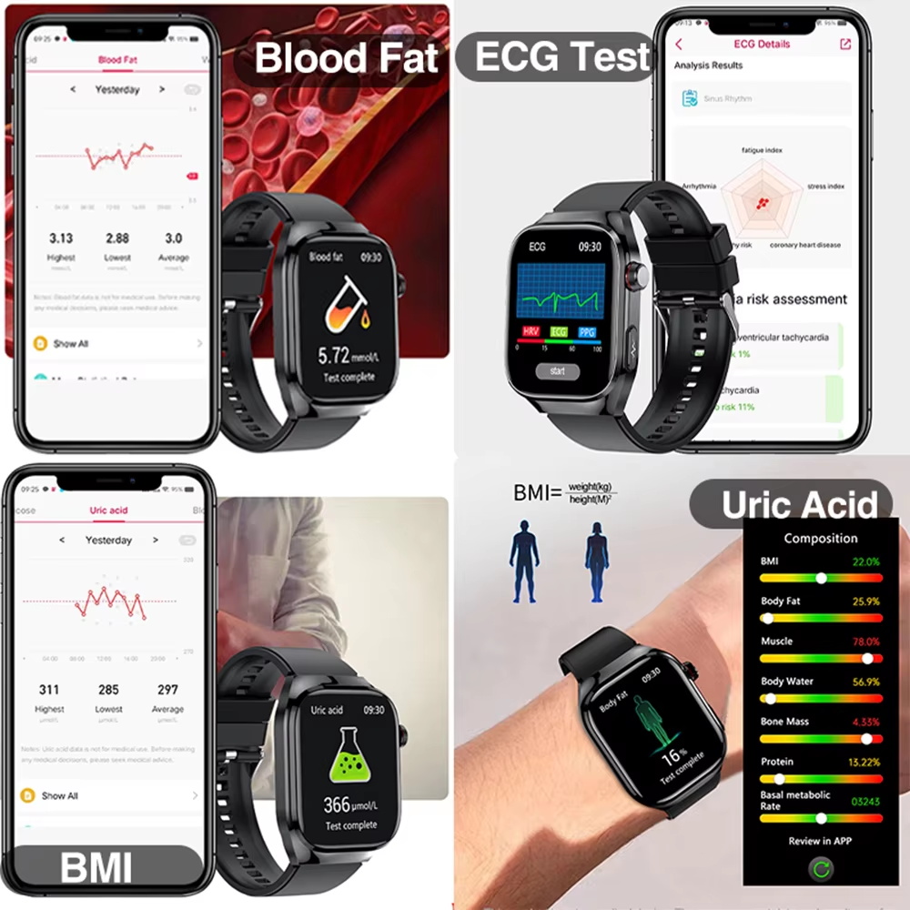2026 New Nursing Grade Uric Ac - Smartwatch Health Watches For Men avis et prix