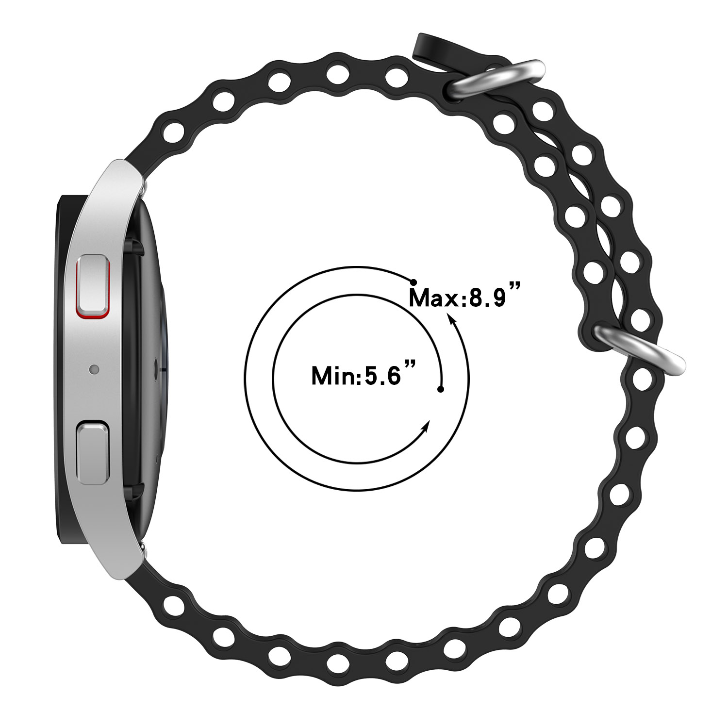 22mm Ocean Strap For OnePlus W - Smartwatch Oppo Watch avis et prix