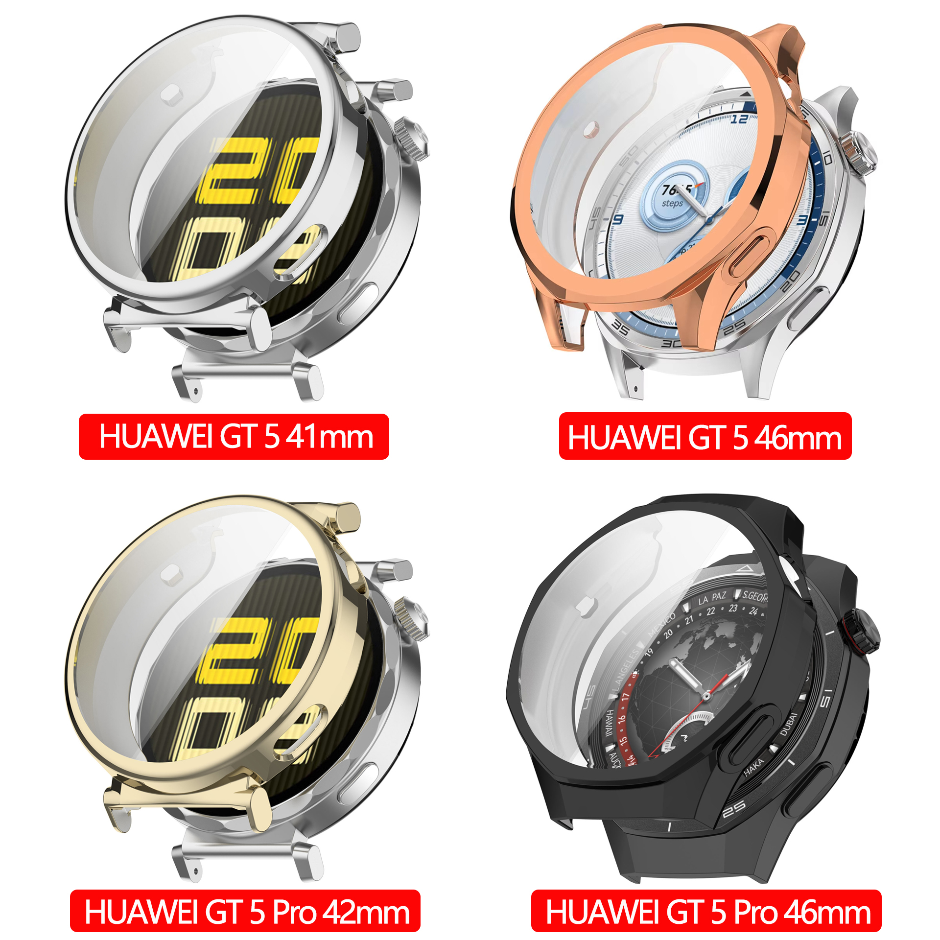 Case For HUAWEI Watch GT 5/5 P - Smartwatch Watches For Men avis et prix