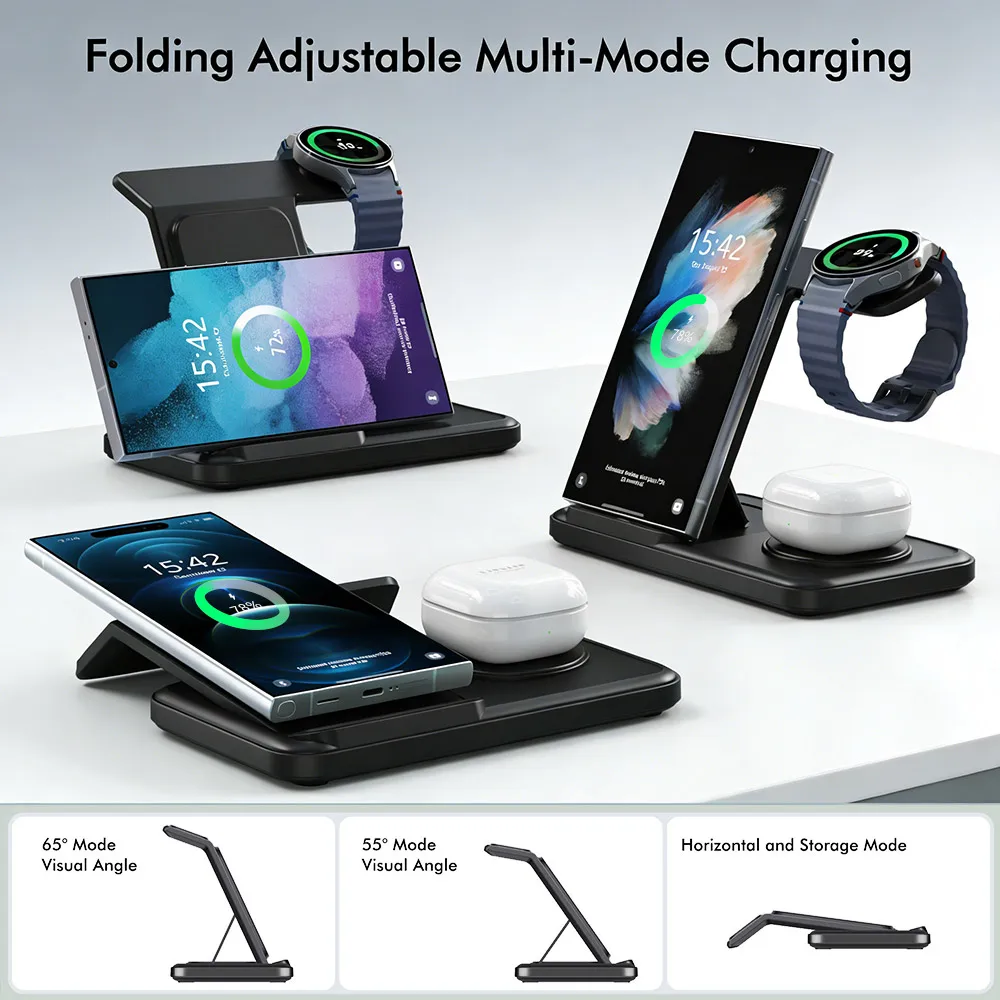 3 IN 1 Wireless Charger Statio - Watches Smartwatch Samsung avis et prix