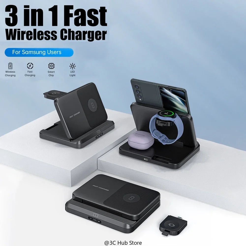 Foldable Wireless Charger Stan - Watches Smartwatch Samsung avis et prix