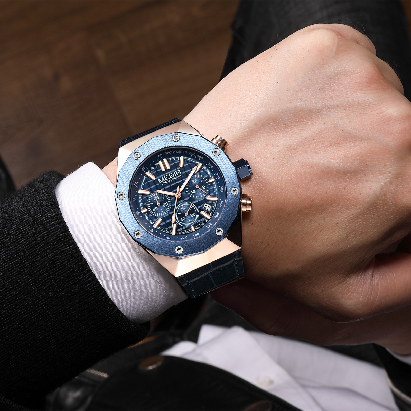 MEGIR Chronograph Luxury Men S - Smartwatch Watches For Men Digital avis et prix