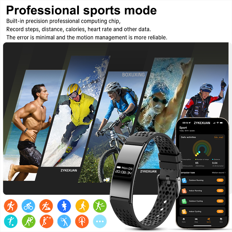 New Sport Smart Bracelet Men F - Smartwatch Health Watches For Men avis et prix