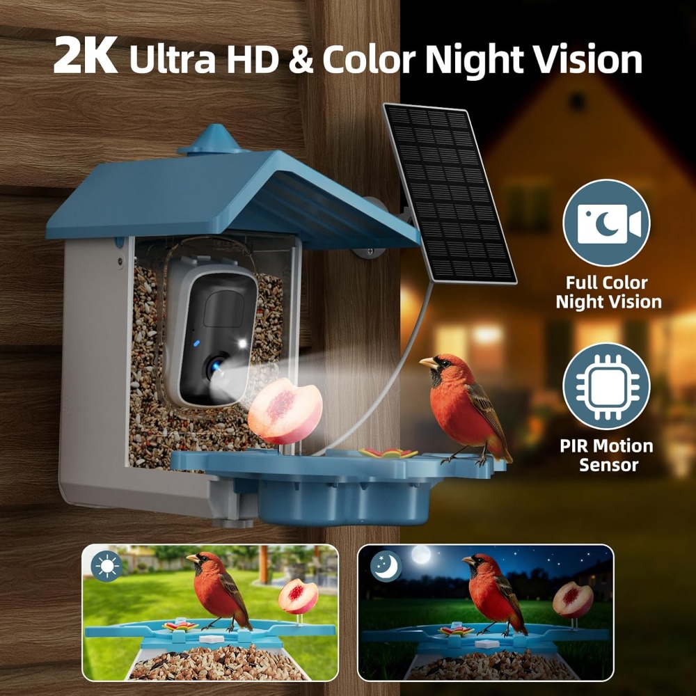Bird Feeder with Camera for Ou - Watch Es avis et prix