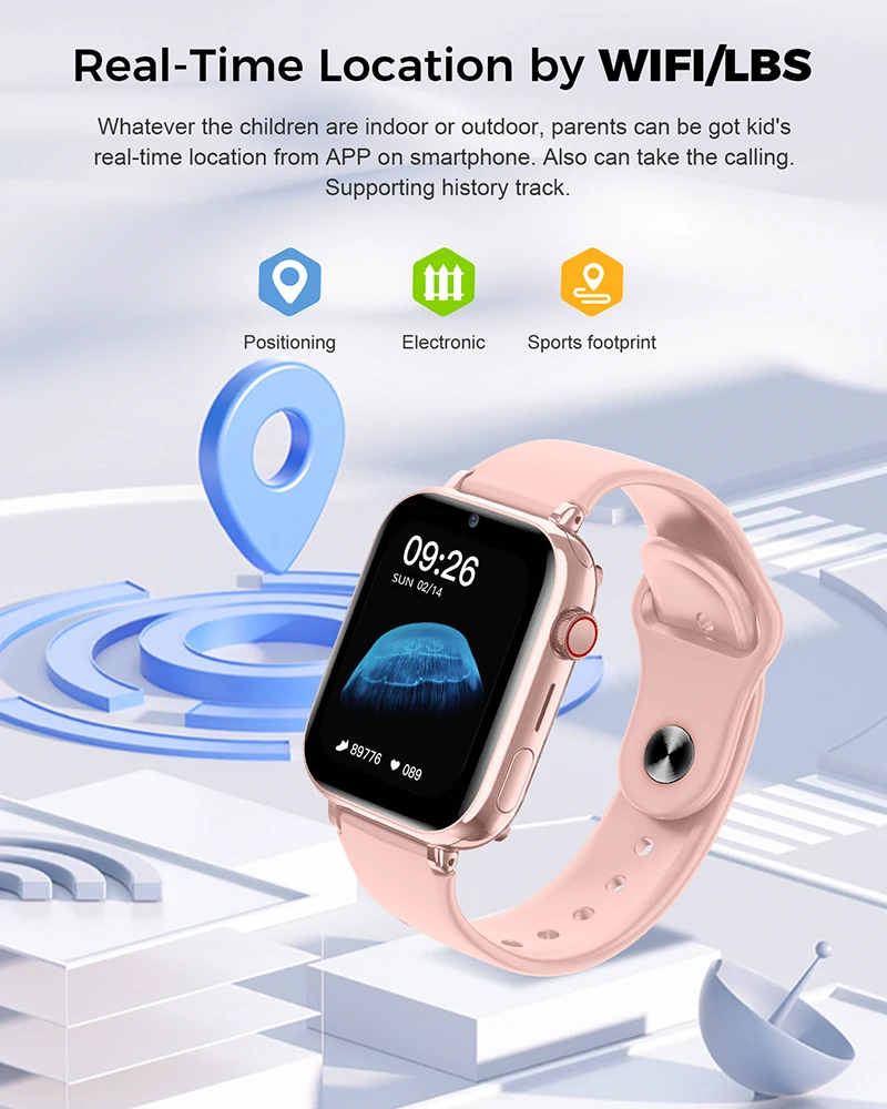 2025 Smart Watch Kids LBS Loca - Smartwatch Watches For Kid Boy With Alarm avis et prix