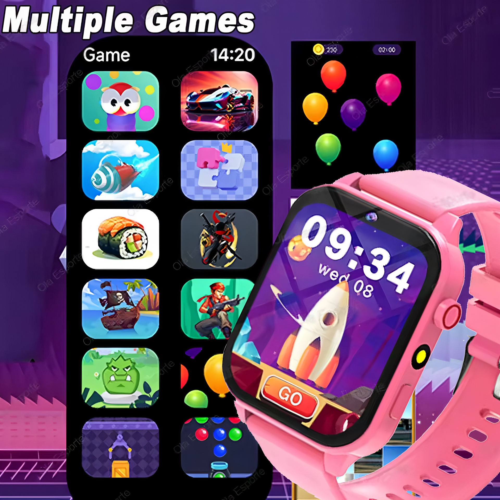 100+ Game SmartWatch Kid Child - Smartwatch Watches For Kid Boy With Alarm avis et prix