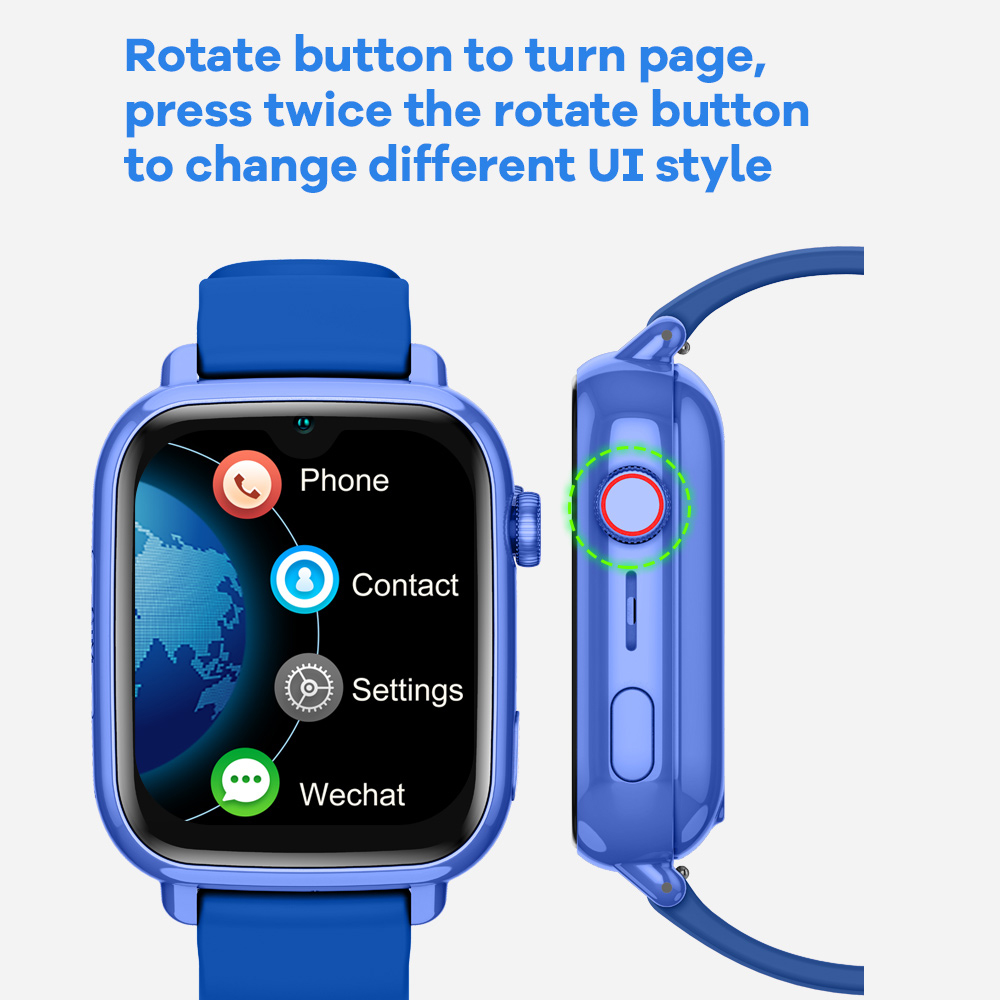 Smart Watch Kids 4G GPS WiFi P - Smartwatch Watches For Kid Boy With Alarm avis et prix