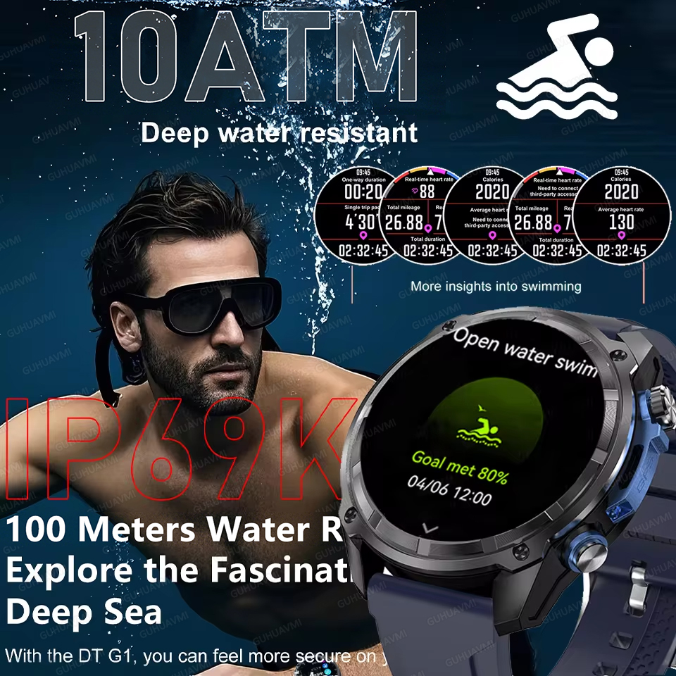 New Military Men  Accuracy GPS - Smartwatch Watches Brands For Men avis et prix