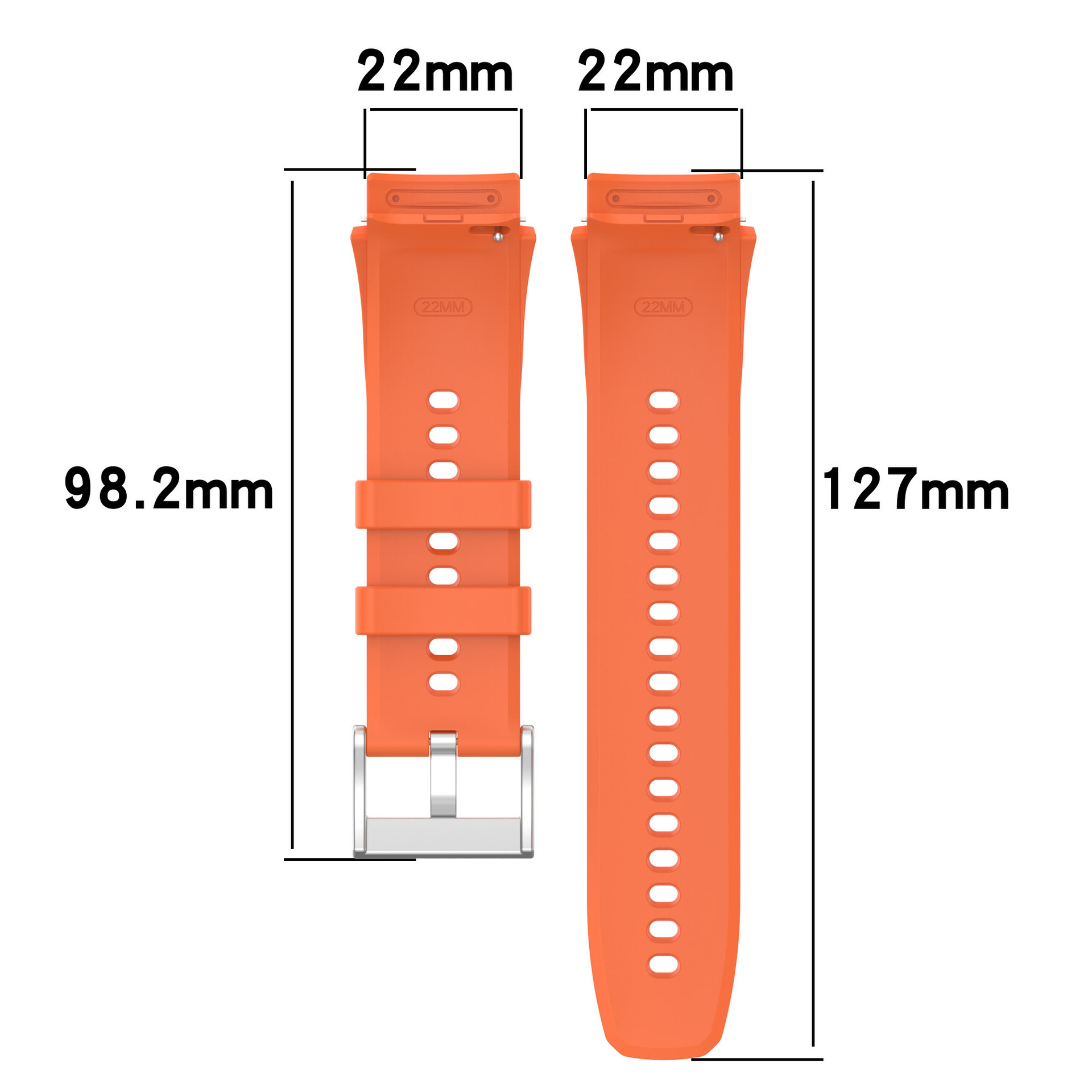 No Gap Silicone Watchband For  - Smartwatch Oppo Watch avis et prix