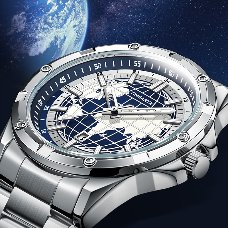 TIMEARTX Brand Man Watch Earth - Smartwatch Watches Brands For Men avis et prix