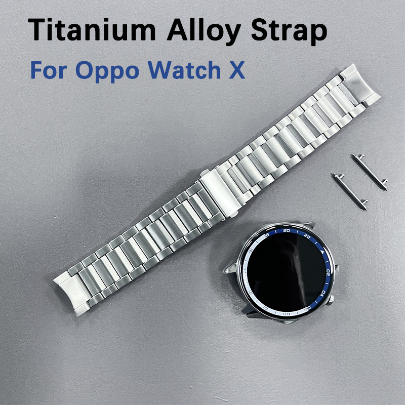 NO Gaps Titanium Alloy Strap W - Smartwatch Oppo Watch avis et prix