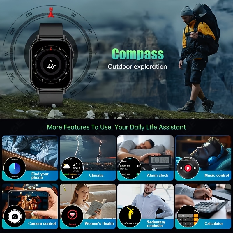 2025 GPS Positioning Smart Wat - Smartwatch Health Watches For Men avis et prix
