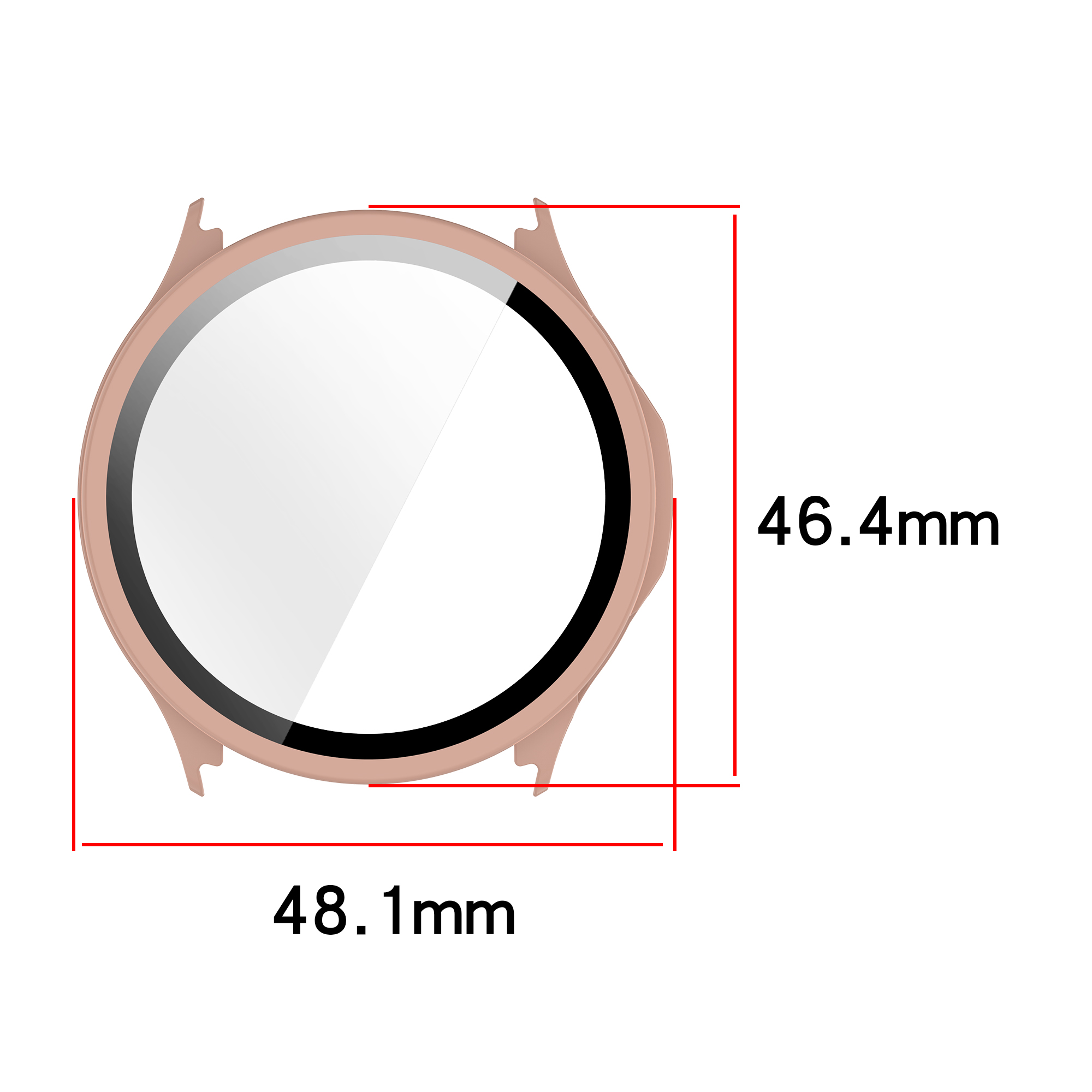 PC Case+Glass film for OPPO Wa - Smartwatch Oppo Watch avis et prix