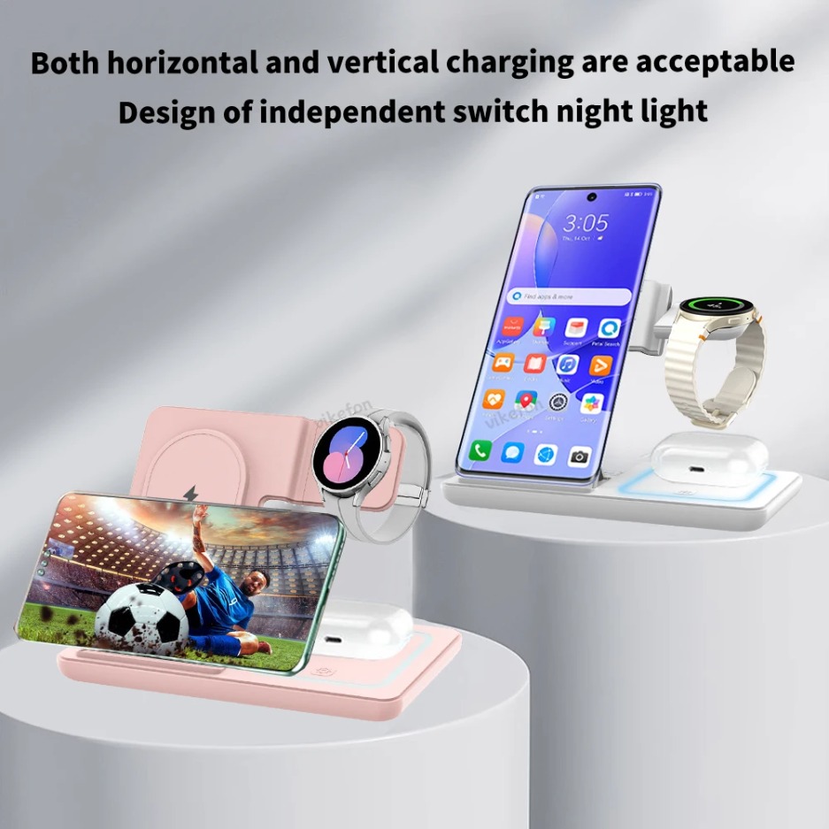 3 In 1 Foldable Wireless Charg - Watches Smartwatch Samsung avis et prix