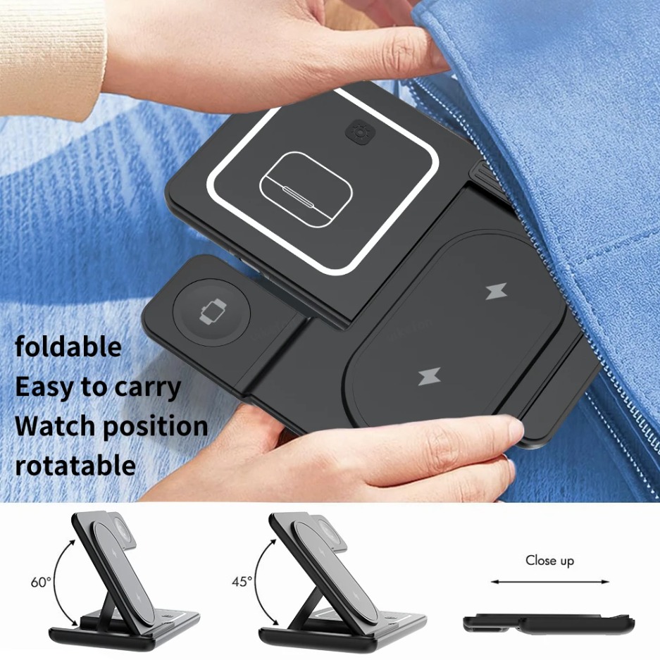 3 In 1 Foldable Wireless Charg - Watches Smartwatch Samsung avis et prix