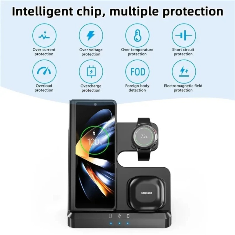 3 in 1 Wireless Charger Statio - Watches Smartwatch Samsung avis et prix