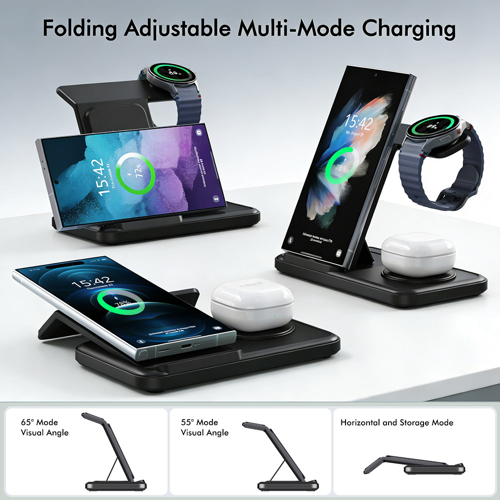 3 in 1 Wireless Charger Stand  - Watches Smartwatch Samsung avis et prix