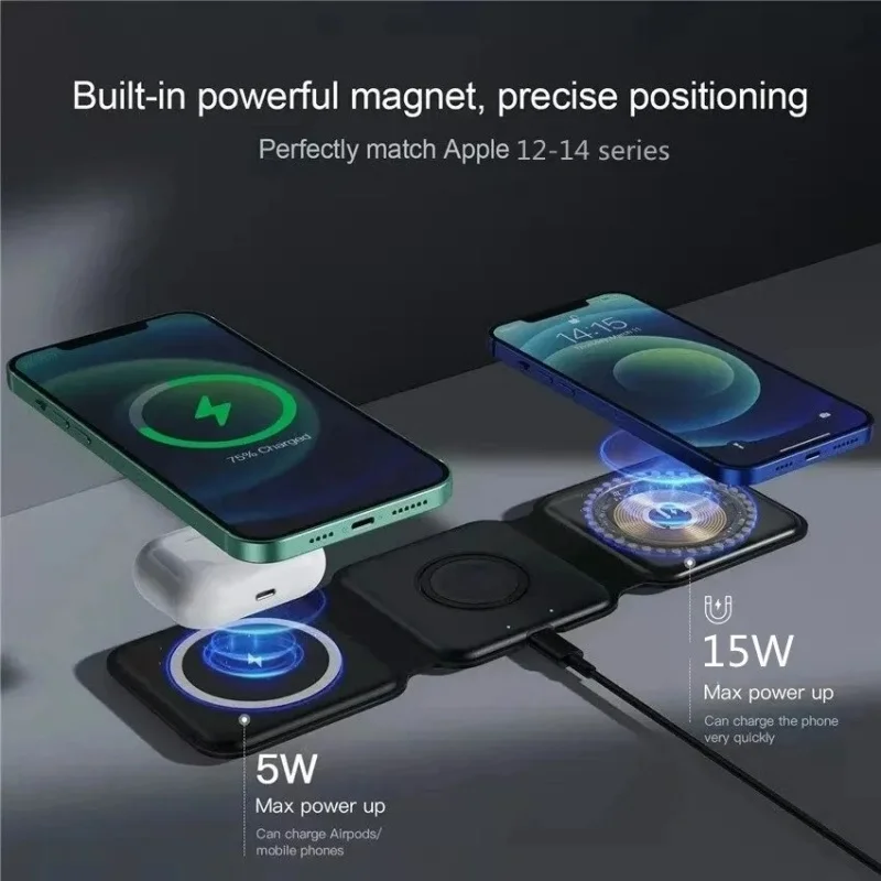 3 in 1 Portable Magnetic Wirel - Watches Smartwatch Samsung avis et prix