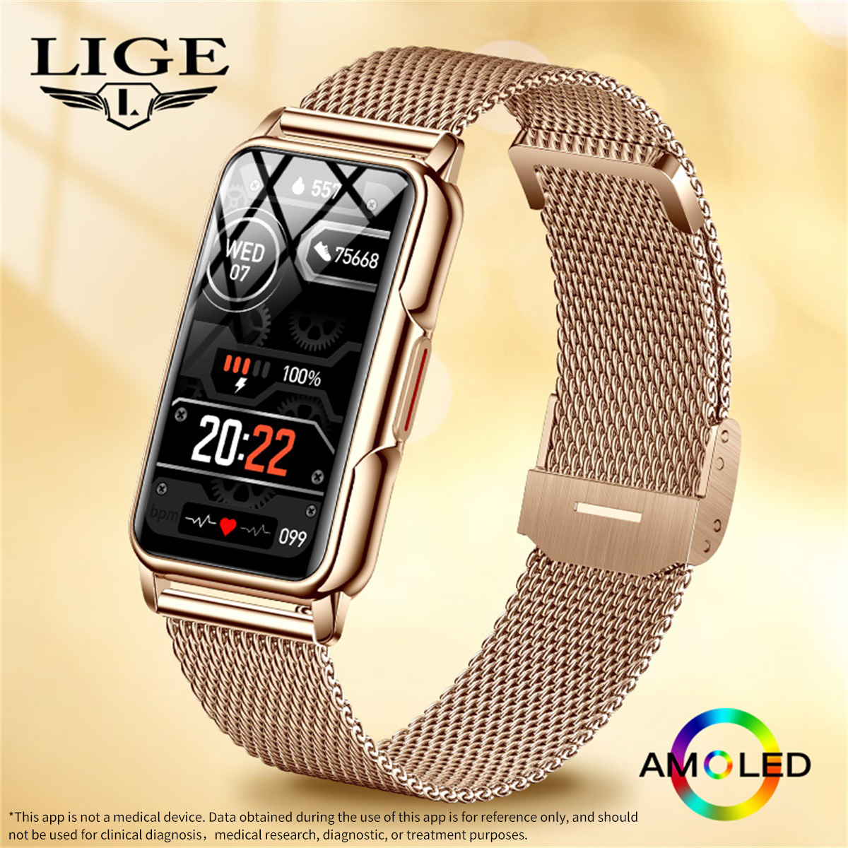 LIGE Smart Watch Men Women Fit - Smartwatch Watches For Men avis et prix